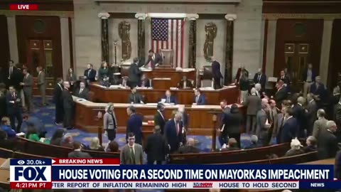 Mayorkas has been impeached by House