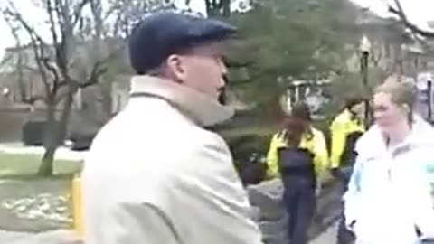 Police come to Wilkes University for Street Preacher Open Air Preaching with Jes