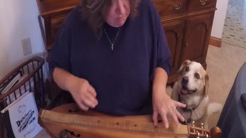 Piano Man, a Billy Joel song played on mountain dulcimer