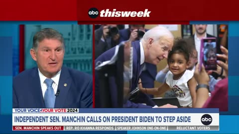 ‘The time has come’ for Joe Biden to ‘pass the torch’: Joe Manchin
