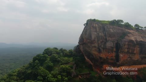 Ancient rock Sigiriya in sri lanka