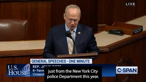 Rep. Rose Addresses Rising Crime on House Floor