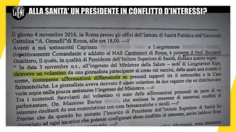 Ricciardi in conflitto interesse le Iene 2017