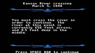 A Farmer Takes The Oregon Trail Part 2-River Crossing and Hunting