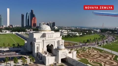 Russian Tricolor Over The Sky in Abu Dhabi: King Putin arrived in the UAE