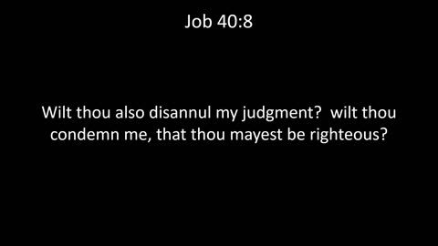 KJV Bible Job Chapter 40