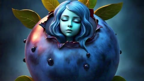 Cute Blueberry Inflation Gif 🫐