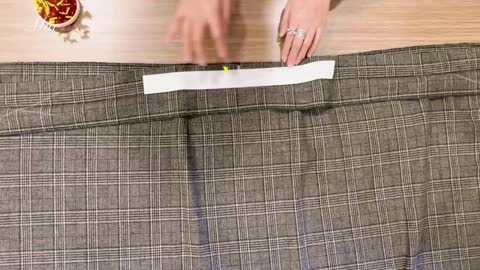 Very easy [NO ZIPPER] Sewing skirt this way is quick and easy