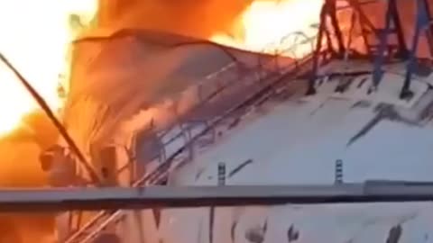 Oil Tankers are Burning in the Russian Komi Republic