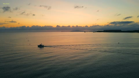 Morning Shift, Hinchinbrook Island, QLD, Relaxing sunrise, Cinematic 4k drone video, Australia