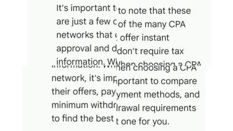 Some factors to consider when choosing the best CPA Network #cpa #networkmarketing