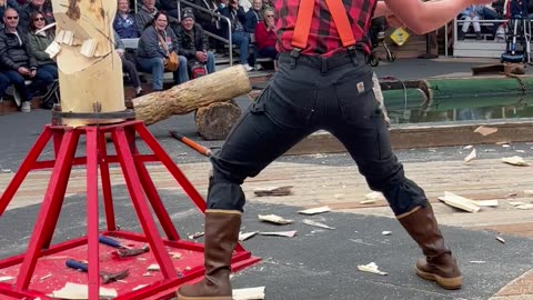 Lumberjack Competition in Alaska
