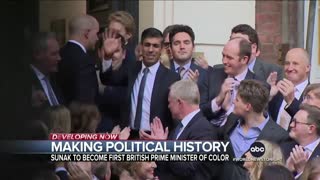 Rishi Sunak to become Britain's 1st prime minister of color