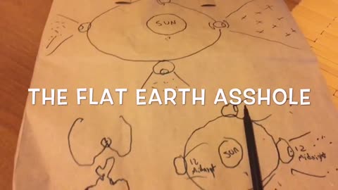 Flat Earth Asshole - Globe Earth Dilemma Doodle Part 2 (2016)