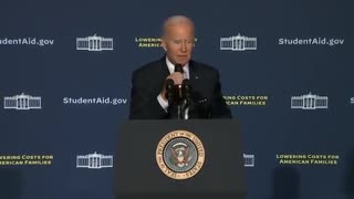 Joe Biden creepily whispers into the microphone once again