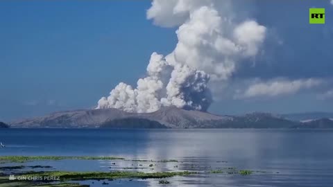 Volcanic eruption in Philippines