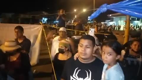 Panama: Protesters dance during protests, blockade and strike (July 18, 2022)