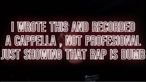 A Cappella -Rap is dead