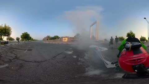 Man Flies Through Dubai Frame in Wingsuit