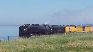 Union Pacific Steam Engine passing Hercules, Ca.