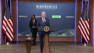 NEW - Biden: "I'm not introducing me, Mark is. I forgot, Mark. I went straight to the podium."