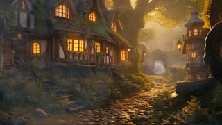 Music To Relax, Sleep Well, Work And Study - Beautiful Medieval Villag 2024