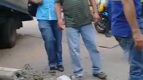 Presunta falla de frenos en camión que chocó en Bucaramanga