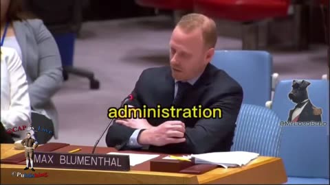 Max Blumenthal Addressing Biden crimes against humanity to the UN security counsel