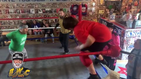 Wrestling Live From BWC: Yela Man vs AJ Evans