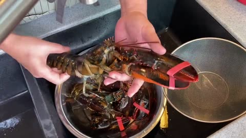 Do This Critical Step Before Cooking Lobsters! How to Clean, Prep, Cut, Crack Boston Lobsters