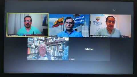 Charla con Dr Mauricio Quiñonez Mendoza y sus colegas de Ecuador