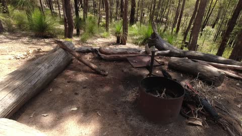 Hewett's Shelter on the Bibbulmun Track