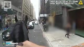 Giddy Up! Mounted NYC Officer Engages in Horseback Chase in Times Square