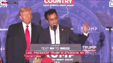 BREAKING: Donald Trump says Vivek Ramaswamy will be working together after Vivek gave a fiery speech
