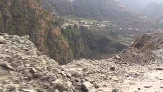 Most dangerous road of hills