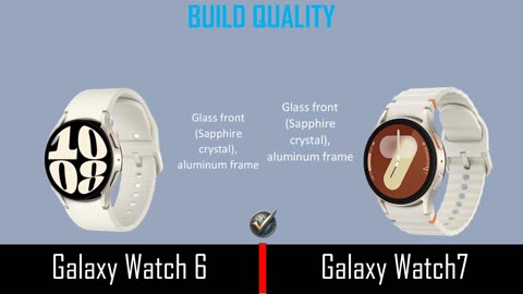 Samsung Galaxy Watch6 VS Samsung Galaxy Watch7