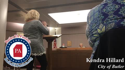 Butler County Commissioners Meeting - Public Comments Kendra Hillard 102721