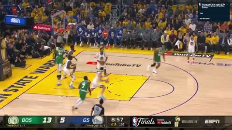 Boston Celtics vs Golden State Warriors Game 2 Full Highlights 1st Quarter - NBA Finals 6_5_2022