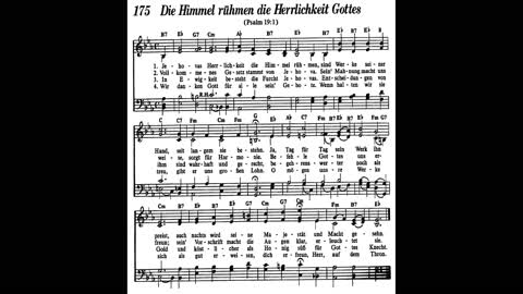 Die Himmel rühmen die Herrlichkeit Gottes (Lied 175 aus Singt Jehova Loblieder)