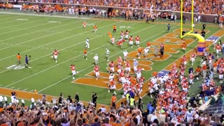 Filming of 'Safety' at Clemson Halftime