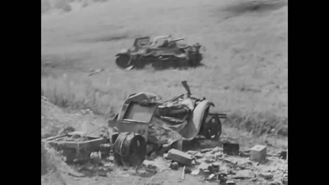 German armored forces in action during Unternehmen Zitadelle in the Summer of 1943