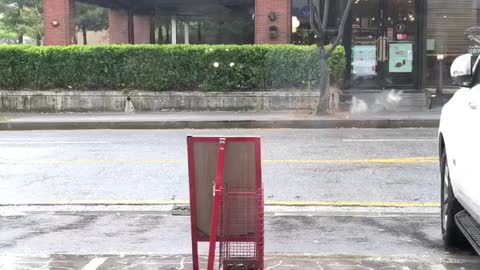 rainy day in Korea