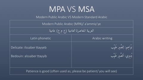 MPA vs MSA Lesson 16