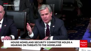 FBI Director Wray Confronted Point-Blank on Border Crisis and January 6 Pipe Bomb Investigation