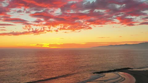 Sunset At Venice Beach