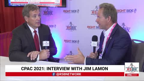 Interview with Jim Lamon at CPAC 2021 in Dallas 7/9/21