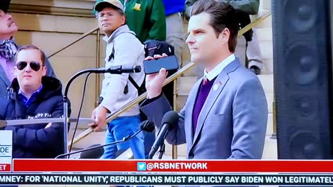 CONGRESSMAN MATT GAETZ AT WYOMING STATE CAPITOL LIVE EVENT 1-28-2021