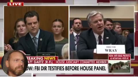 Gaetz just absolutely ROASTED FBI Director Wray, who is actively LYING as usual