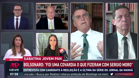 Eleições 2022 Bolsonaro - Amanda Klein que diz que é jornalista ! (Jovem Pan News) 2022,9,6