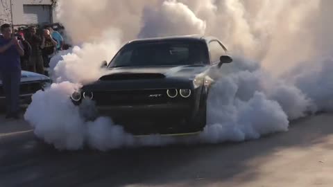 Dodge Demon Burnout